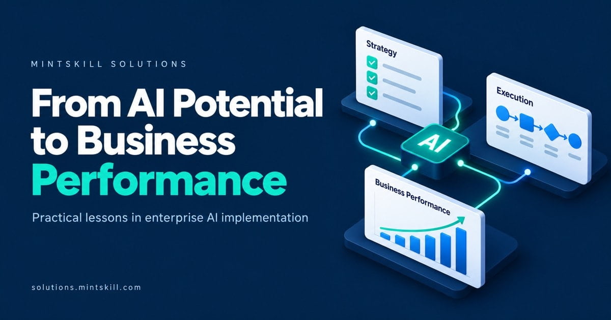 From AI Potential to Business Performance: Lessons from Enterprise Technology Implementation