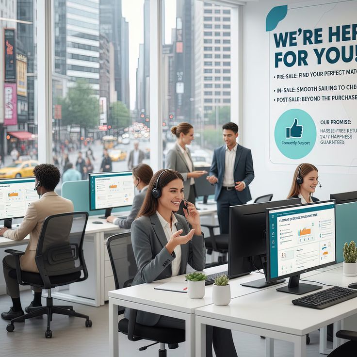 Zoho Support Services Illustration